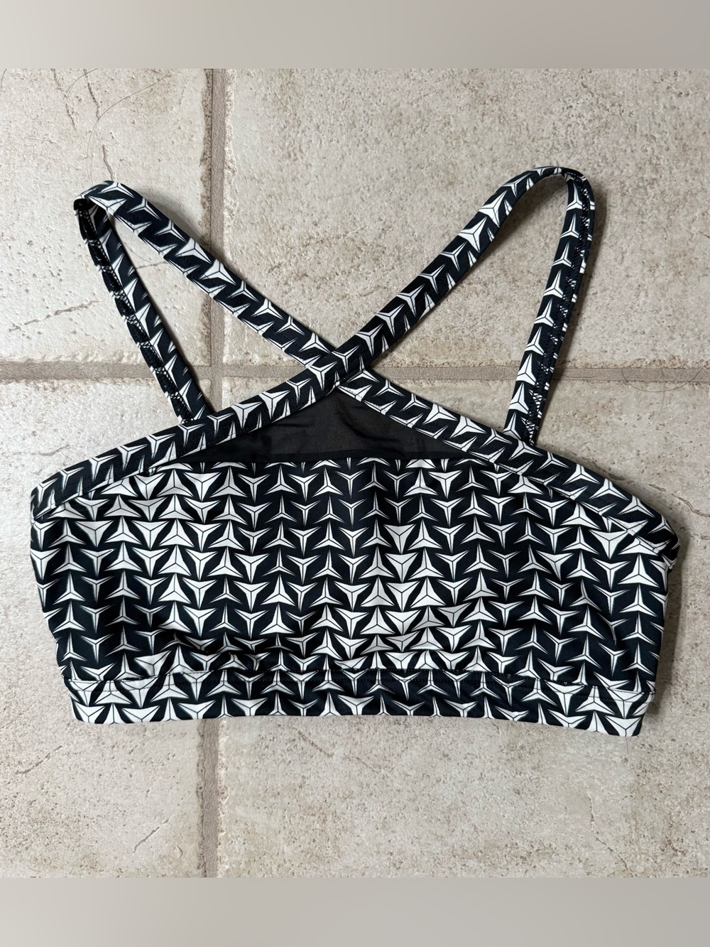 Victoria’s Secret Black & White Halter Swim Top